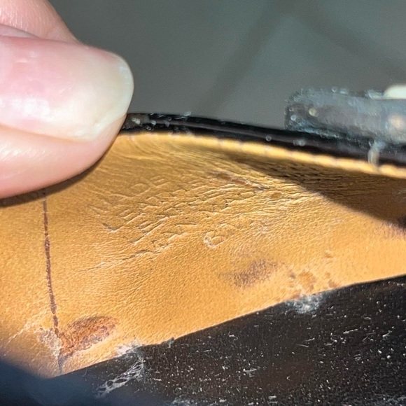 Tory Burch Black Patent Leather Round Toe Espadrille Slingback - Picture 4 of 9